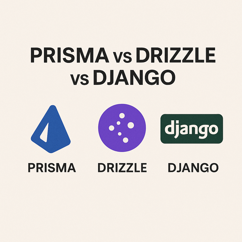 Prisma vs Drizzle vs Django ORMs in 2025: A Comprehensive Comparison for Modern Developers
