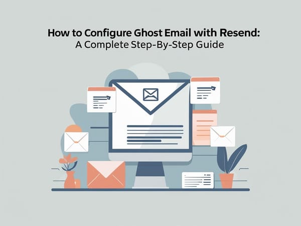How to Configure Ghost Email with Resend: A Complete Step-by-Step Guide